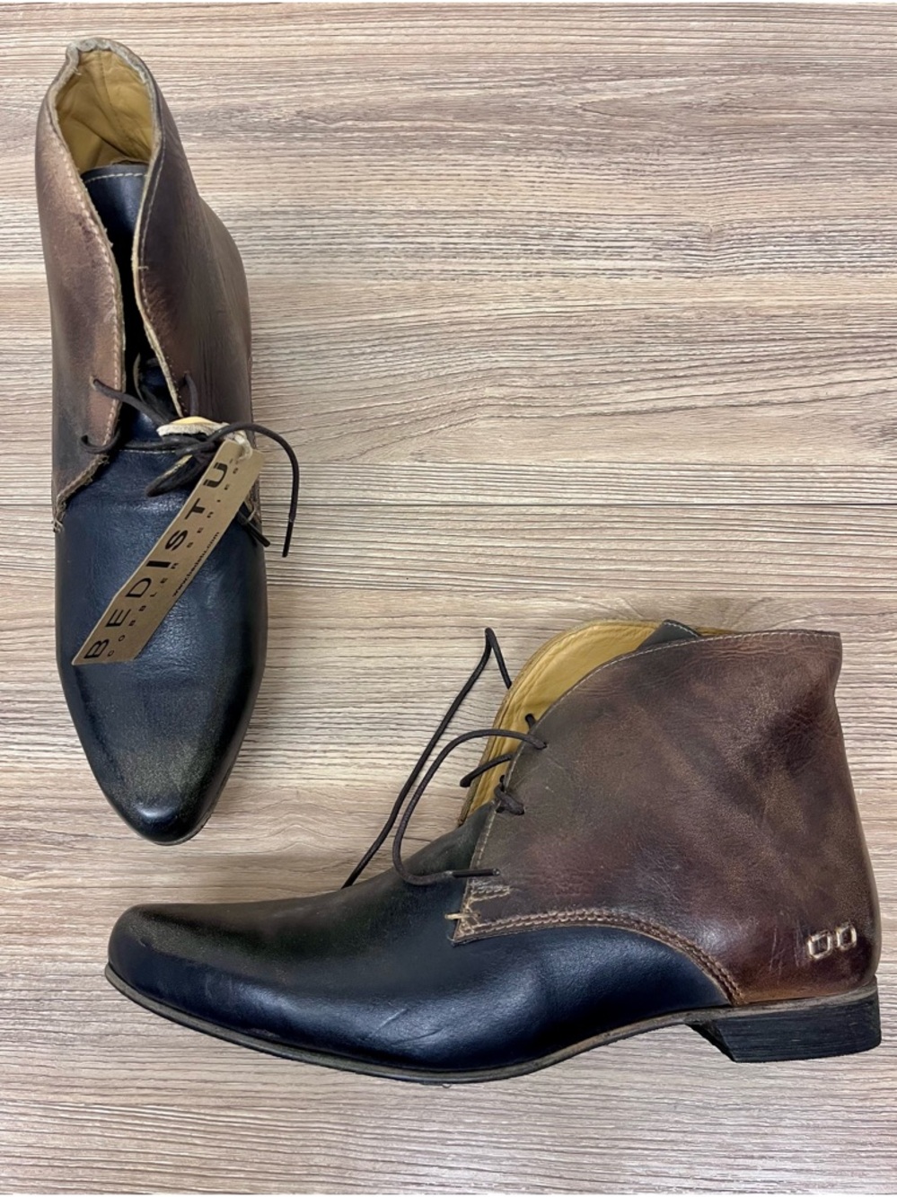 Bed Stu NEW Cobbler Series Hollow Rustic Teak Boots Size 9.5